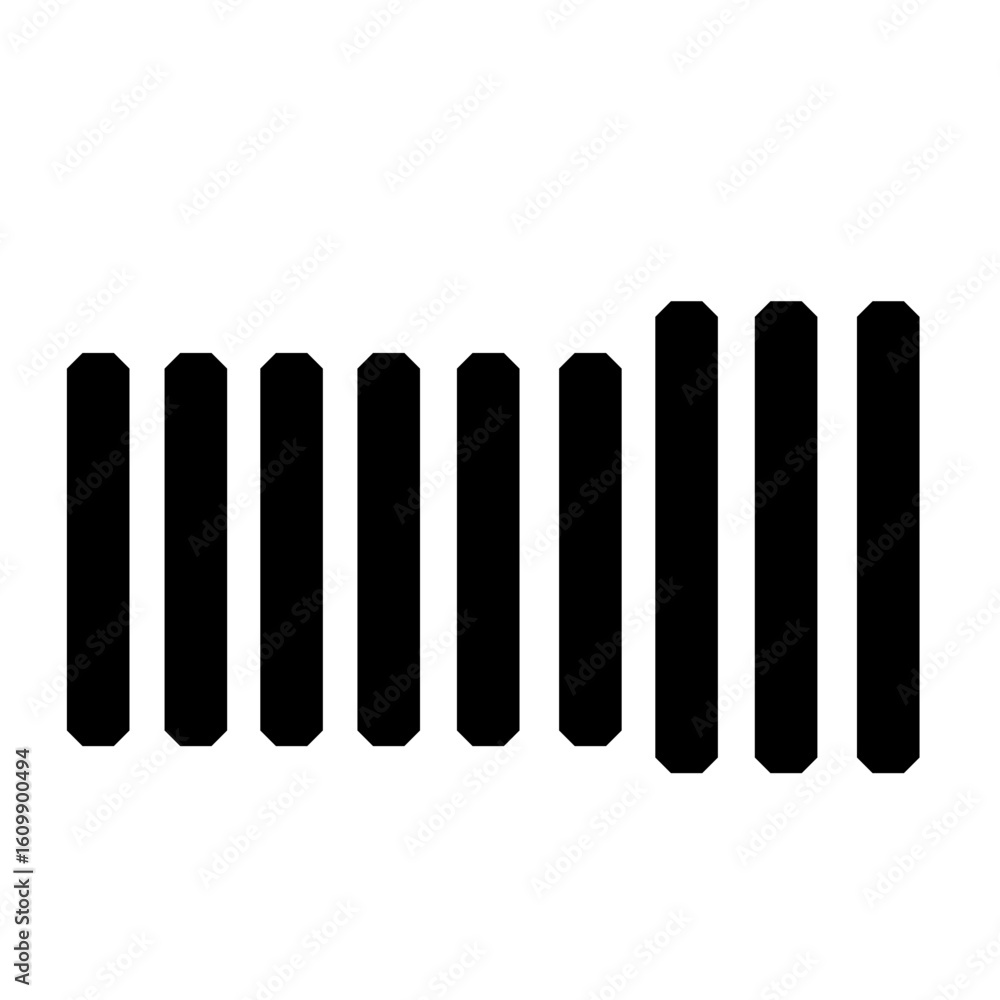 Crosswalk vector icon Crosswalk vector icon