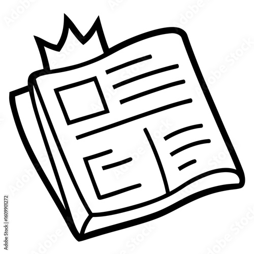 Newspaper Coloring Pages – News, Media, Outline, Kids, Printable, Education, Informative

