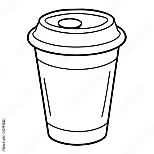Reusable Cup Coloring Pages – Ecofriendly, Sustainable, Outline, Kids, Printable, Fun

