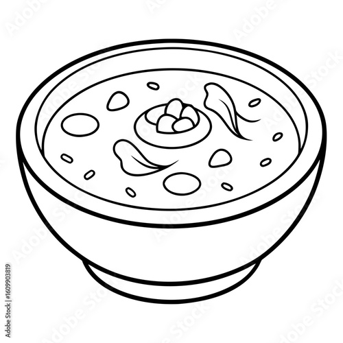 Russian Borscht Soup Coloring Pages – Printable, Outline, Food, Traditional, Kids, Fun

