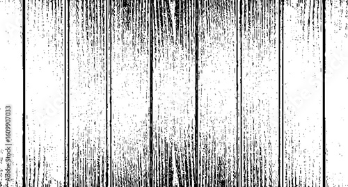 Wooden texture with scratches and cracks, Abstract monochrome background pattern of noise and grunge.