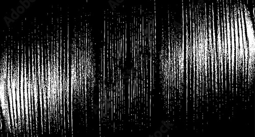 Wooden texture with scratches and cracks, Abstract monochrome background pattern of noise and grunge.
