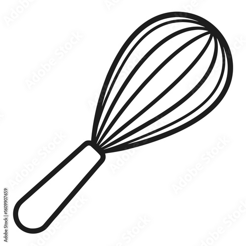 Whisk Coloring Pages – Kitchen, Utensil, Outline, Cooking Tool, Line Art, Printable, Design