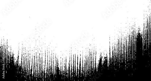 Wooden texture with scratches and cracks, Abstract monochrome background pattern of noise and grunge.