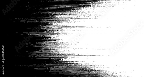 Wooden texture with scratches and cracks, Abstract monochrome background pattern of noise and grunge.