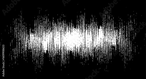 Wooden texture with scratches and cracks, Abstract monochrome background pattern of noise and grunge.