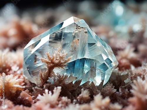 ice crystals on the window