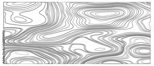 Obraz na płótnie Modern design with White background with topographic wavy pattern design