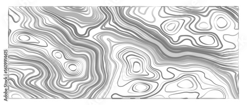Foto Modern design with White background with topographic wavy pattern design