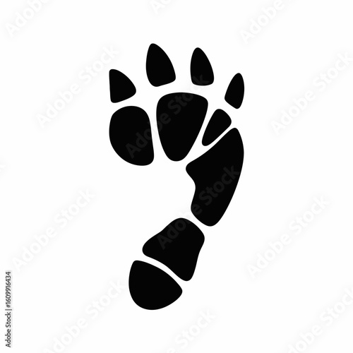 Footprint Icon Design for Nature Themes