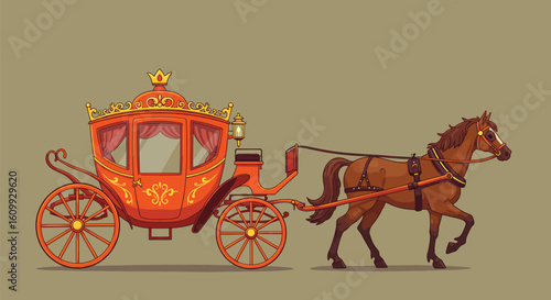 Royal Horse-Drawn Carriage
