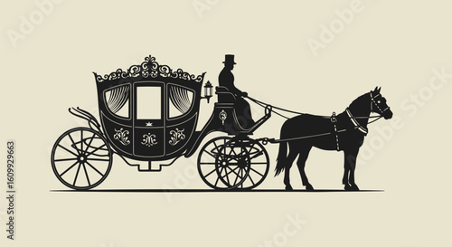 Classic Horse-Drawn Carriage