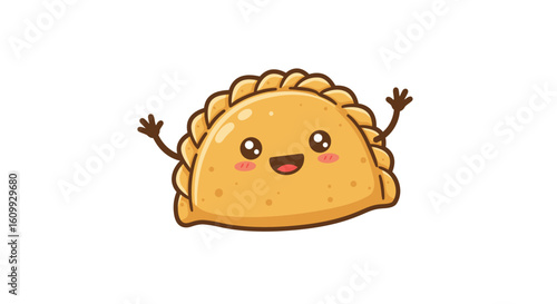 Happy Dumpling Character