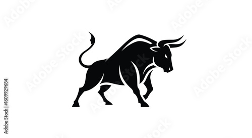 Powerful Bull Logo