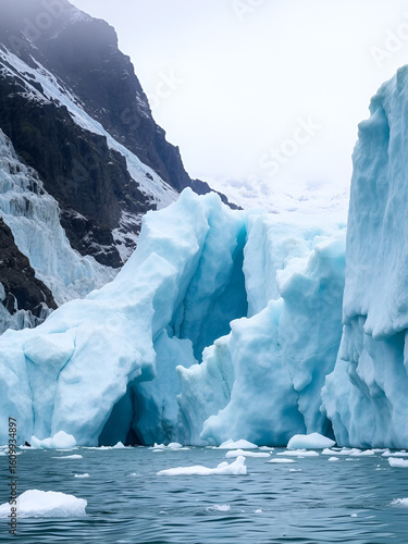 Wallpaper Mural Glacial calving; ice breaking off Torontodigital.ca