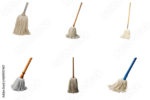A Collection of Cleaning Tools for Floor Maintenance