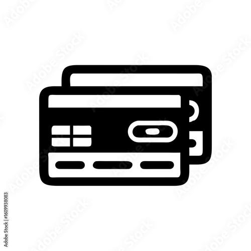 Stack of credit cards icon representing financial transactions