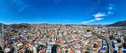 mountains and the city of Pocos de Caldas, Minas Gerais, Brazil