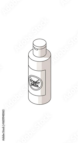 Container marked as nicotine-free.