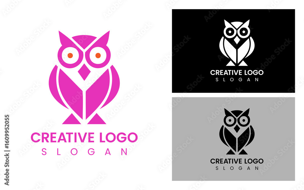 Fototapeta premium set of abstract vector logos