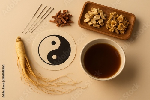 Traditional Chinese Medicine Set – Ginseng and Acupuncture