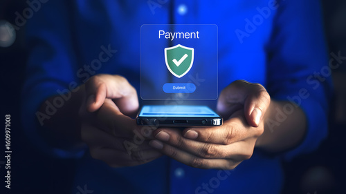 Securely confirm your payment transaction with a simple tap on your smartphone for instant digital confirmation and peace of mind