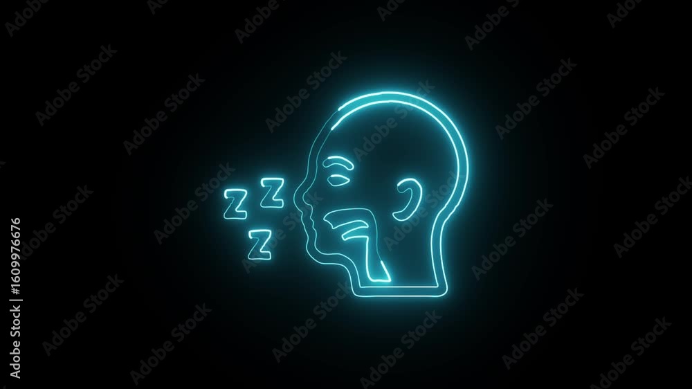 Glowing Health Icon and Symbol in HD Video Neon Animation on Black Background Glowing Health Icon and Symbol in HD Video Neon Animation on Black Background