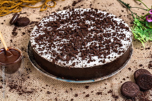 Torta cookies and cream chocolate