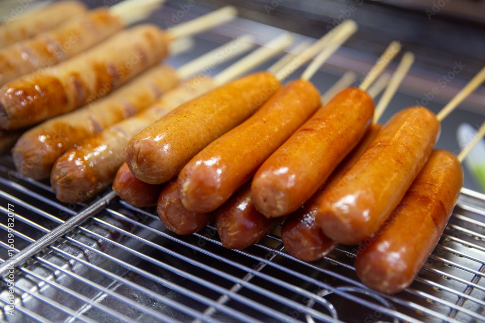 Flame grilled weiners Flame grilled weiners