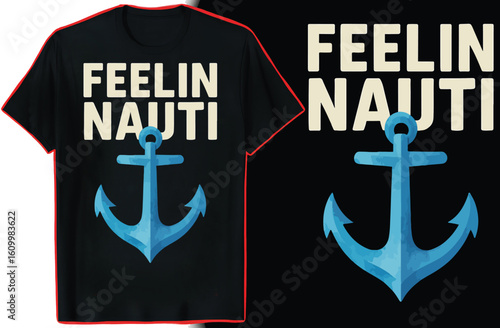 Sailing T-Shirt Design | Nautical Adventure Retro Boat Graphic
