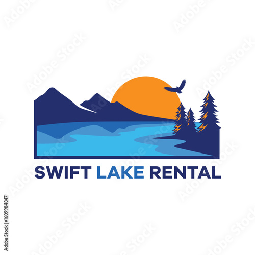 Premium Land nature logo design Earth Shohag