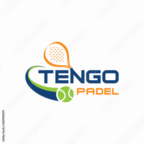 Premium Tengo Padel  logo design Earth Shohag