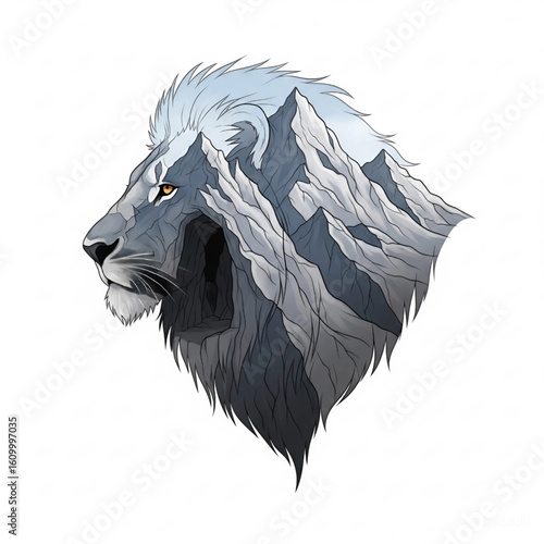 Mountain Spirit Creative Animal Optical Illusions