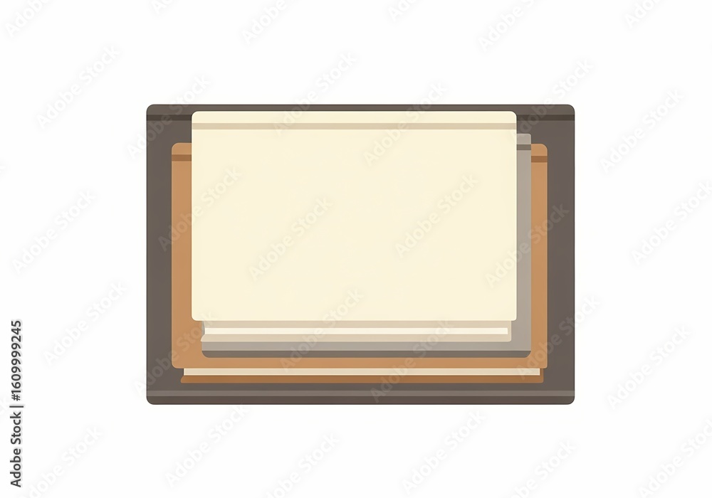Fototapeta premium Stacked Papers in Holder