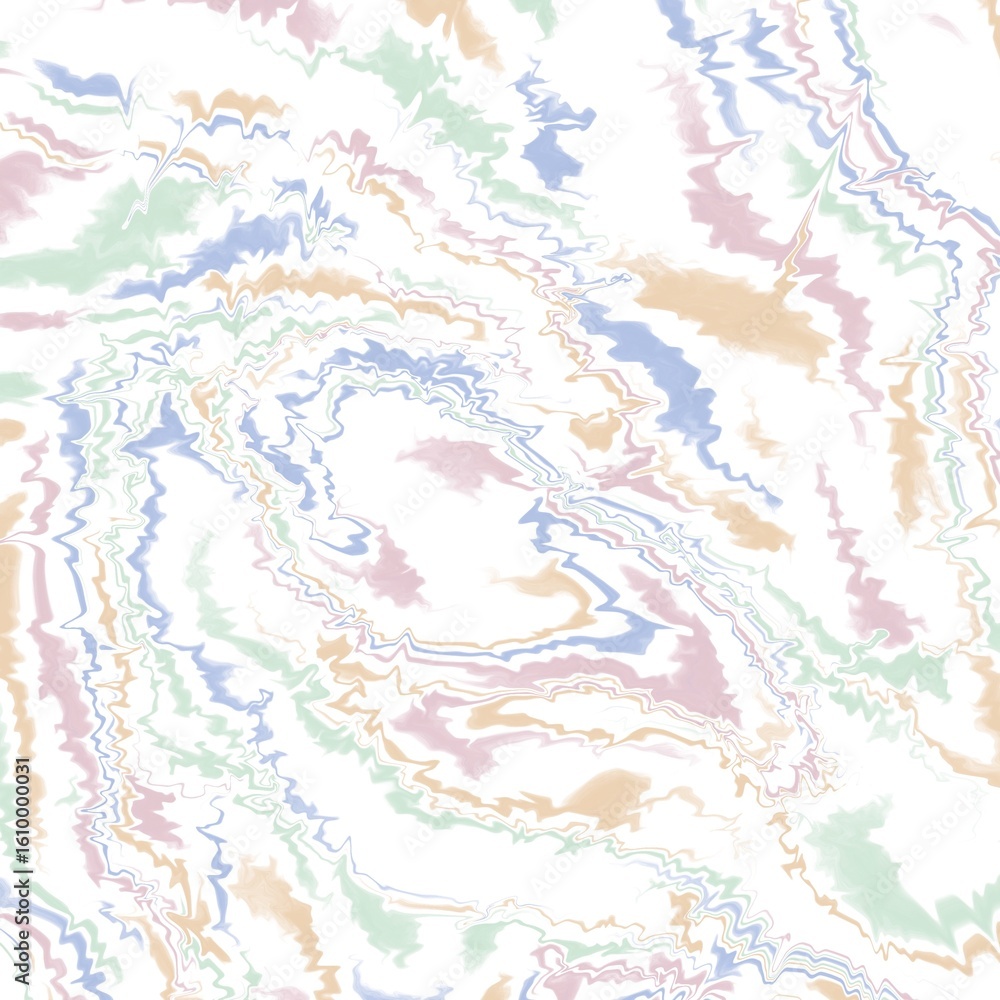 pastel color stains on the white background 