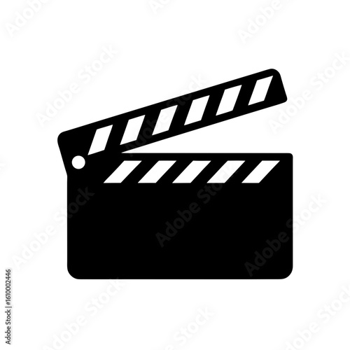 movie clapper board vector illustration