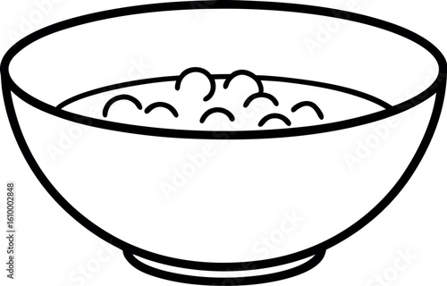 Bowl of Cereal Breakfast Icon