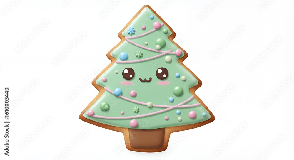 custom made wallpaper toronto digitalChristmas tree shaped cookie