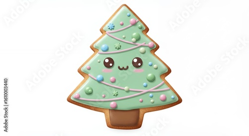 Wallpaper Mural Christmas tree shaped cookie Torontodigital.ca