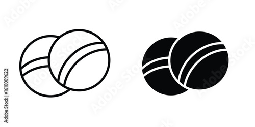 Bath salts bomb icon outline vector Thin line. flat vector simple elements.