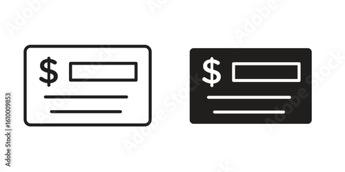 Bonds icon outline vector Thin line. flat vector simple elements.