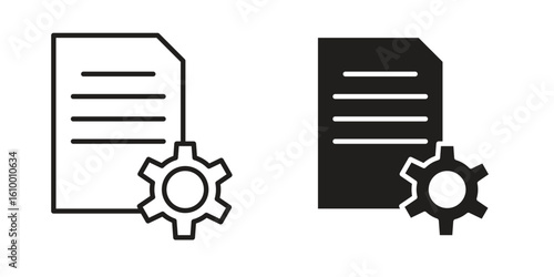 Compile icon outline vector Thin line. flat vector simple elements.
