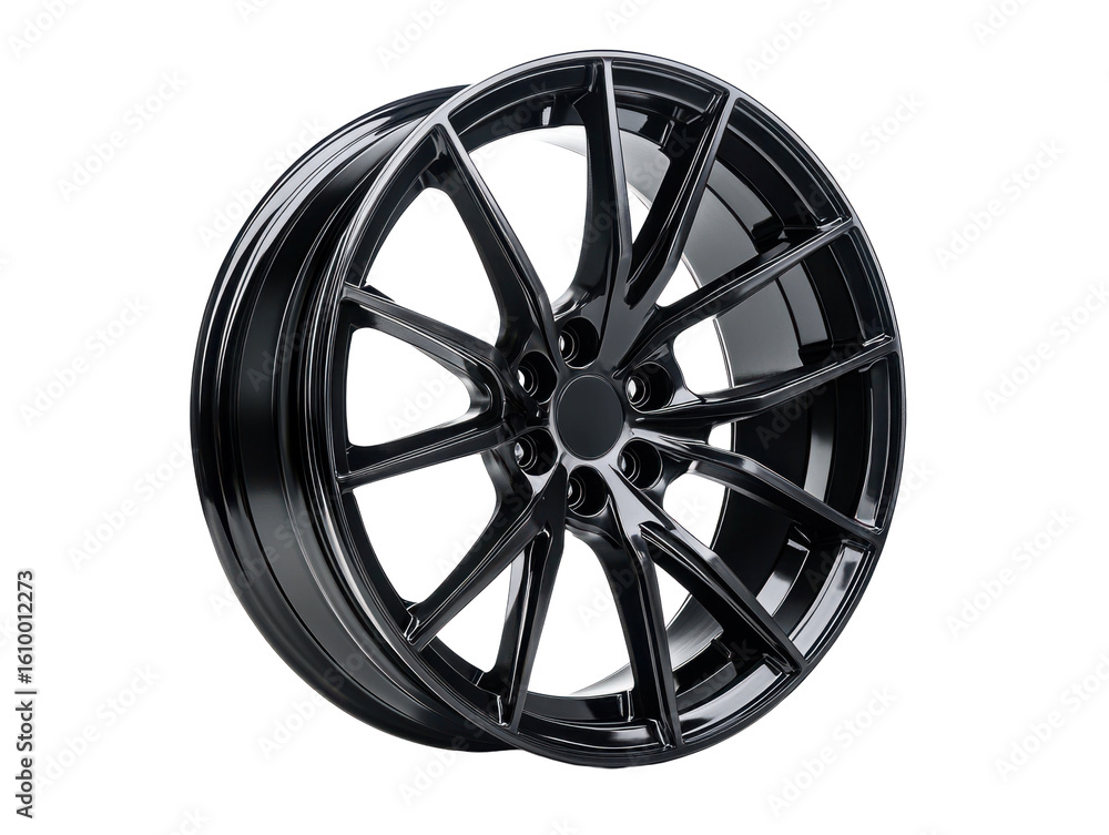 Sleek Black Alloy Wheel Sleek Black Alloy Wheel