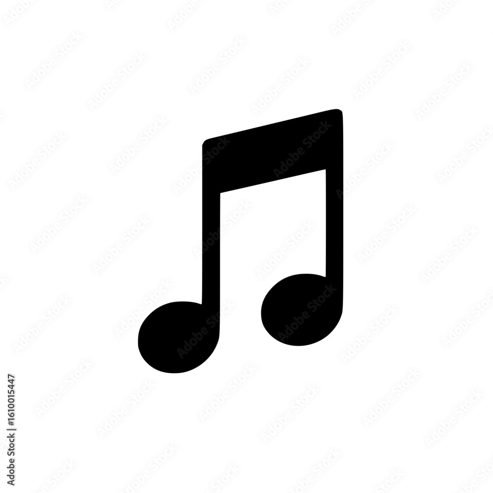 Musical Note Icon Vector Illustration Musical Note Icon Vector Illustration