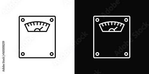 Weight scale icon vectors - high quality black style vector icons