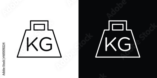 Weight icon vectors - high quality black style vector icons