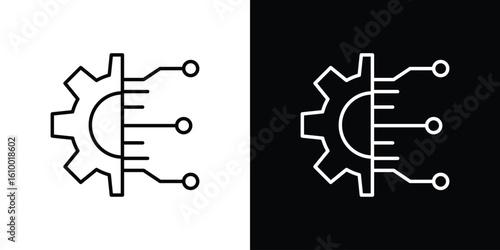 Technology icon vectors - high quality black style vector icons