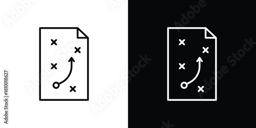 Tactics icon vectors - high quality black style vector icons