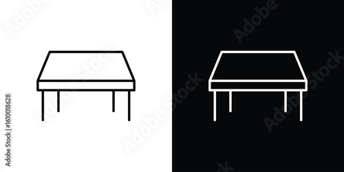 Table icon vectors - high quality black style vector icons