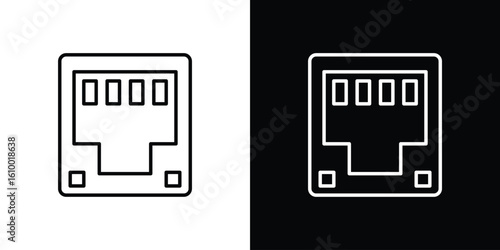 TCP icon vectors - high quality black style vector icons